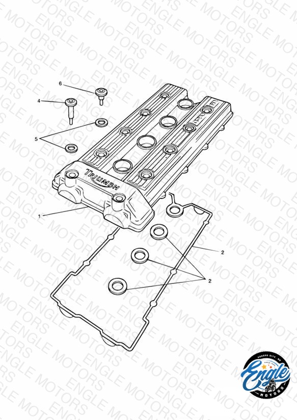 Cam Cover 4 Cylinder Silver