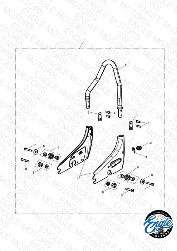 Passenger Backrest, QD