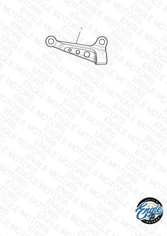 Clutch Cable Guide, Clear Anodised