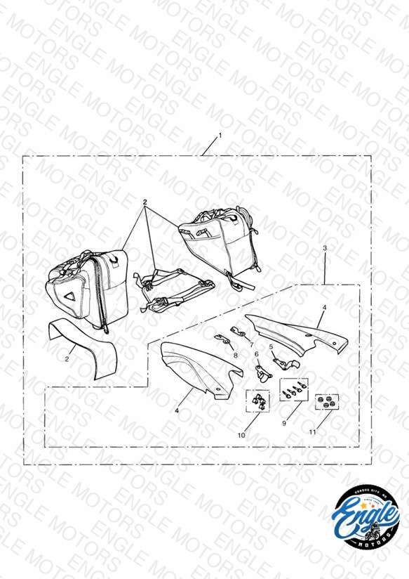 Throwover Pannier Kit