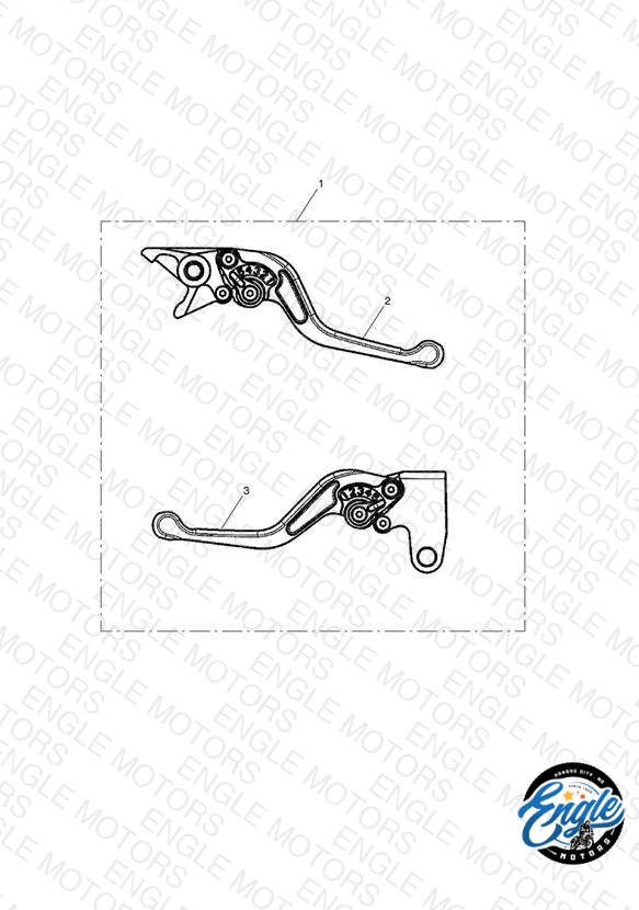 Lever Kit, Adj, Std, Short