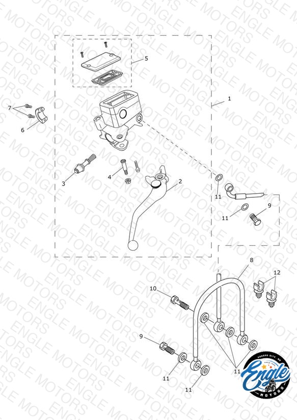 Front Brake Master Cylinder & Hoses