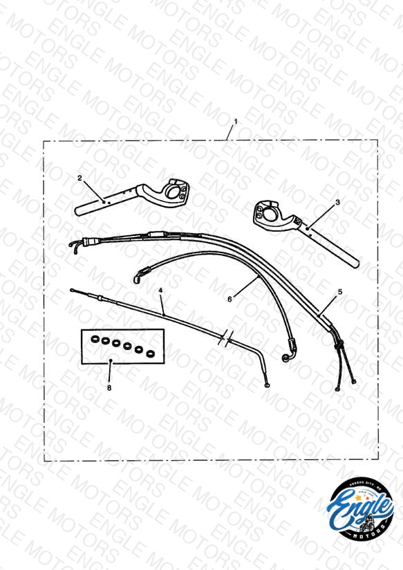 Handlebar Kit, High, ABS