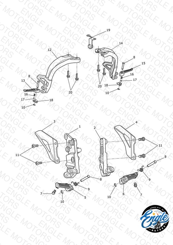 Footrests & Mountings