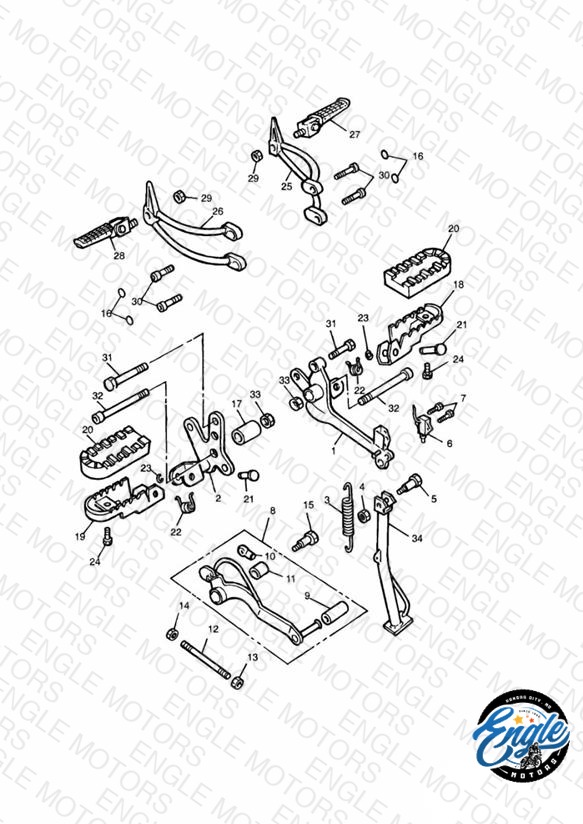 Footrests & Mountings