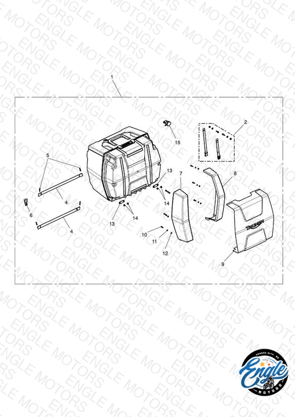 Top Box Assy, Unpowered