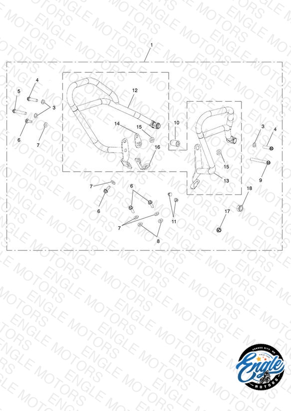 Fuel Tank Pro Bars Kit, SS