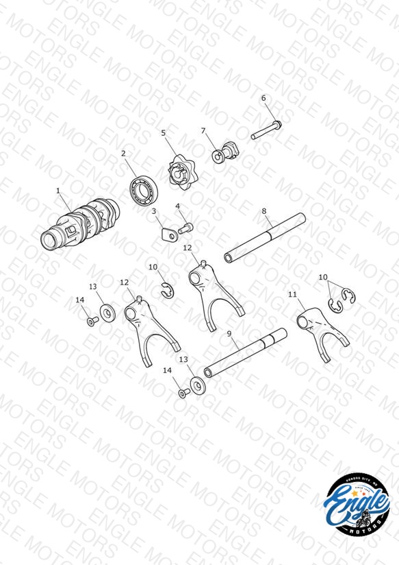 Gear Selector Drum