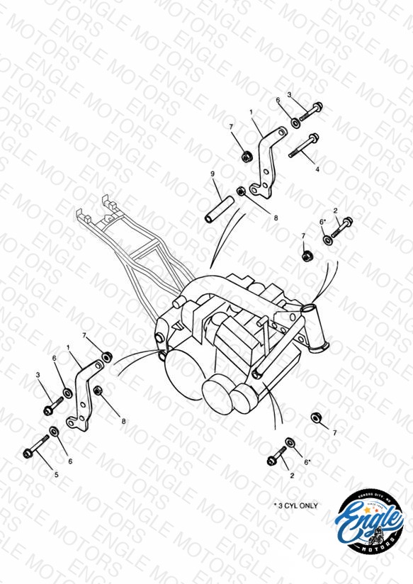 Linkage Carrier/Engine Mounting Bolts