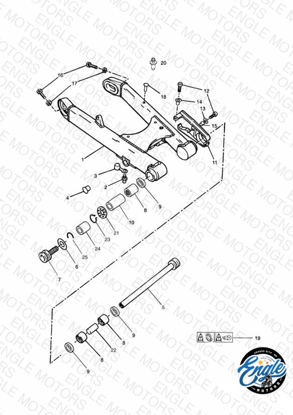 Swinging Arm 101854 » (Except 102063 » 102074 Inclusive)