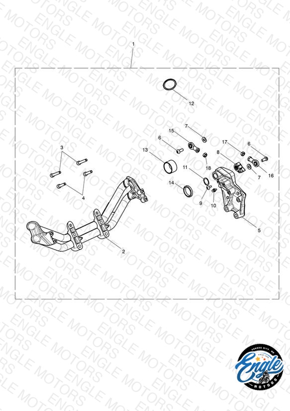Forward Controls Mount Kit