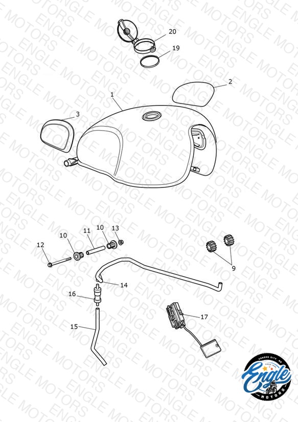 Fuel Tank - Bud Ekins Edition