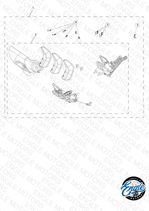 Foot Control Kit, Forward