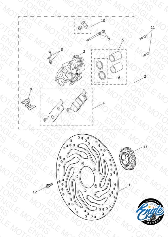 Front Brake Caliper & Disc > 914447