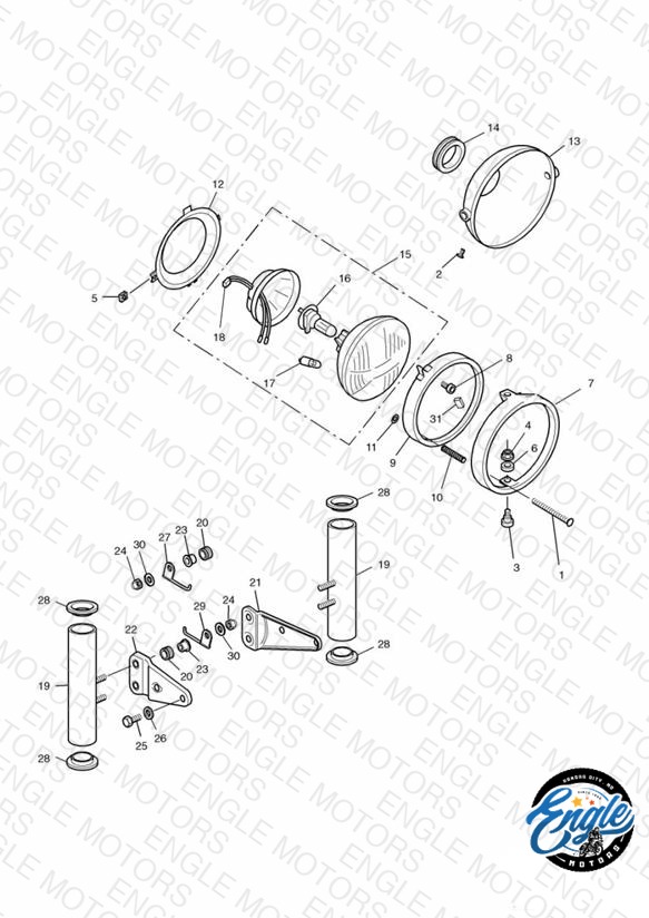 Headlight/Mountings