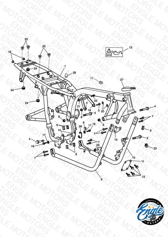 Main Frame & Fittings > 606026 **See Tech News 149**