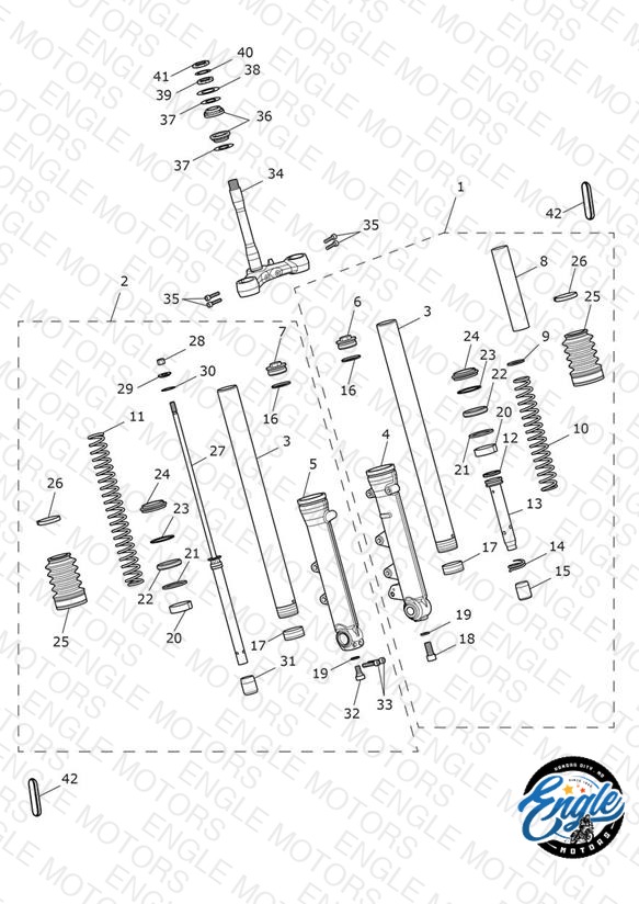 Front Forks & Lower Yoke