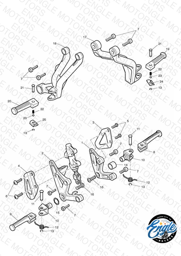 Footrests & Mountings » 186150