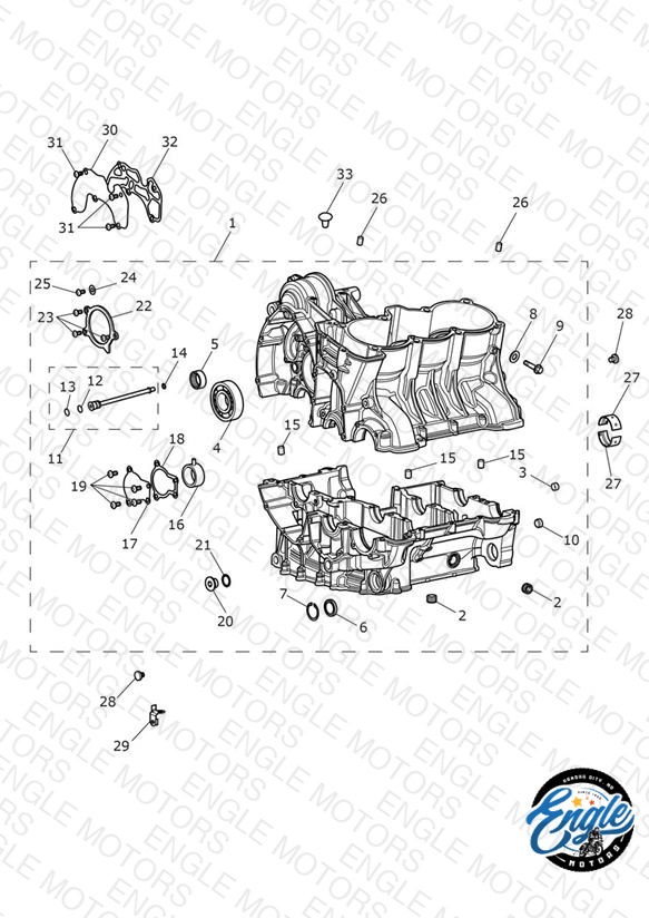 Crankcase & Fittings