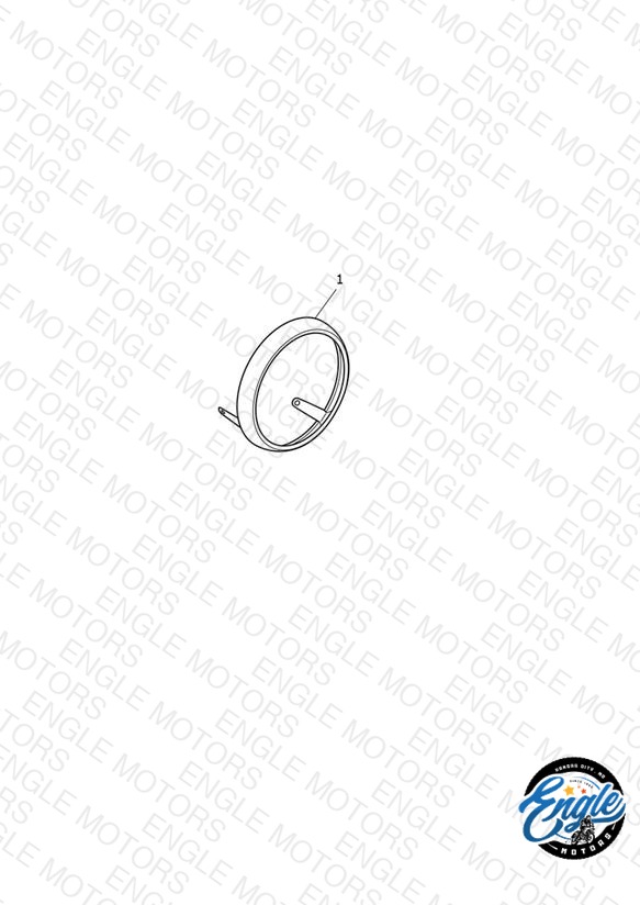 Headlight Bezel, Black