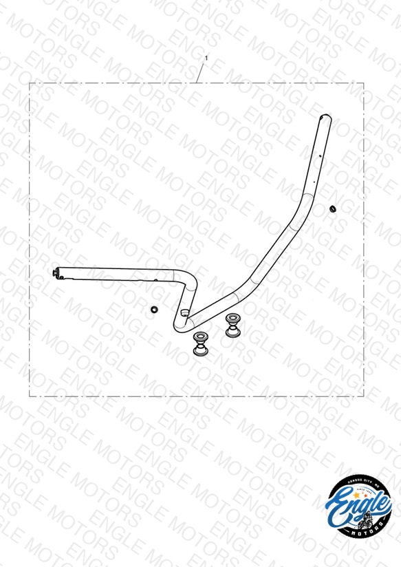 High Handlebar Kit, Chrome