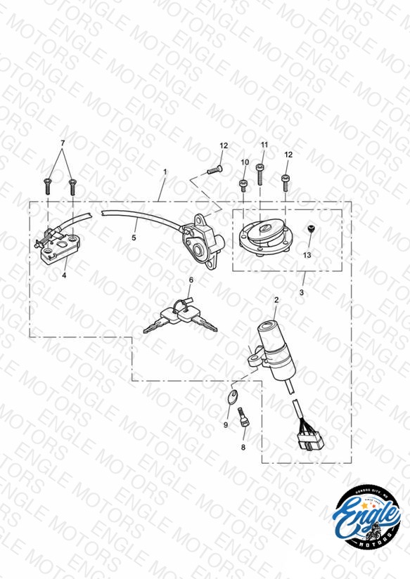 Ignition Switch/Seat Lock