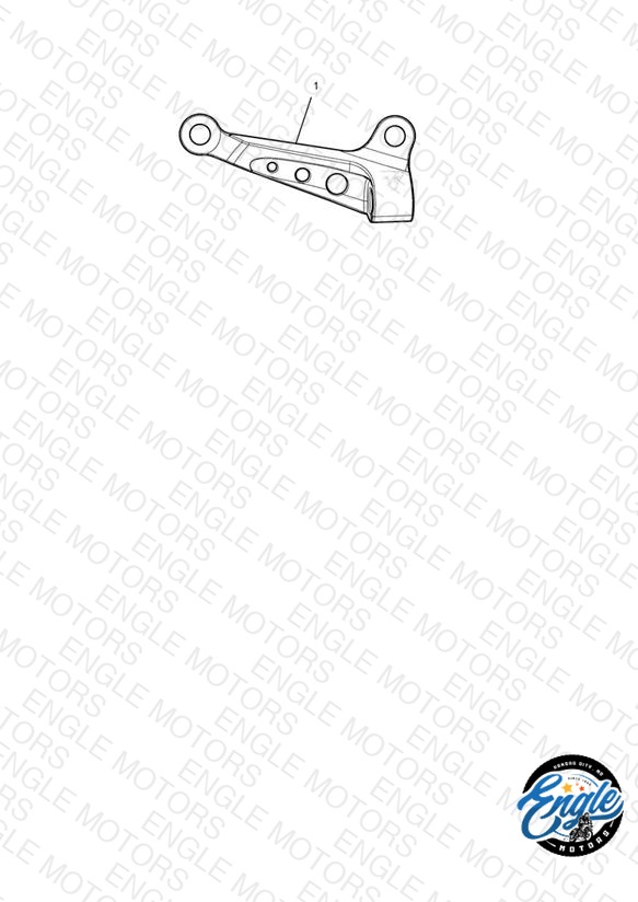 Clutch Cable Guide, Gun Metal