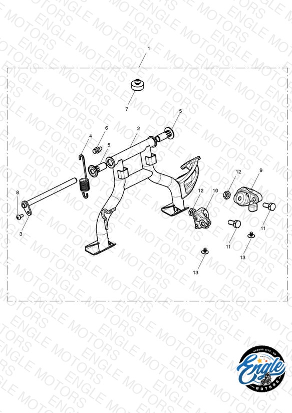 Centrestand Kit - > 763041