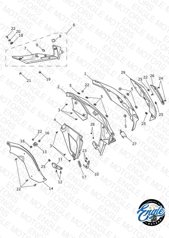 Fairings, LH