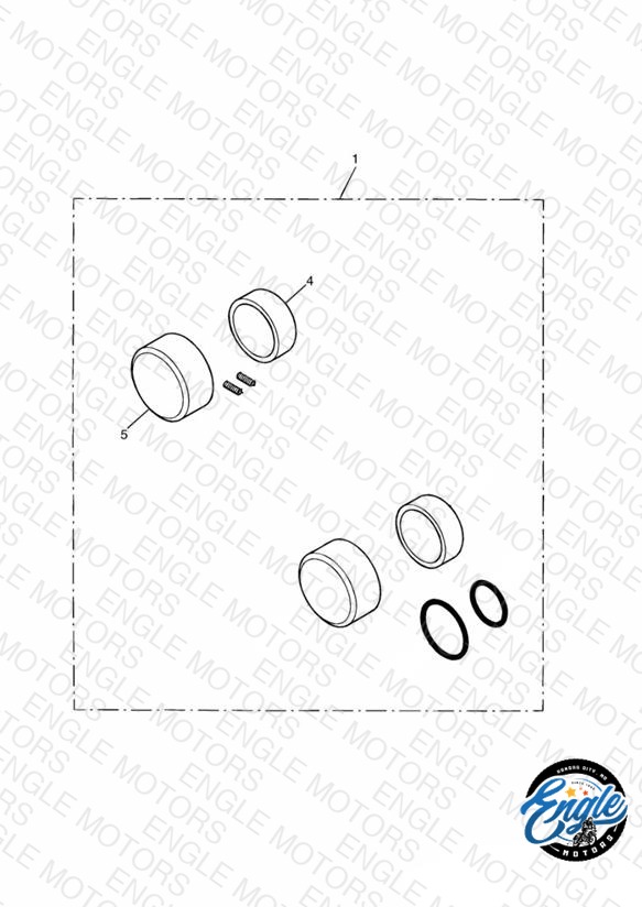 Axle Cover Kit, BNVL Classic