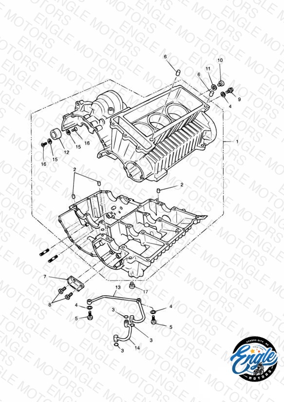 Crankcase 3 Cylinder