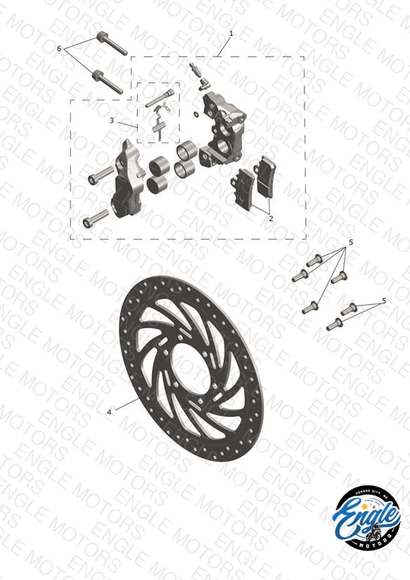 Front Caliper & Disc