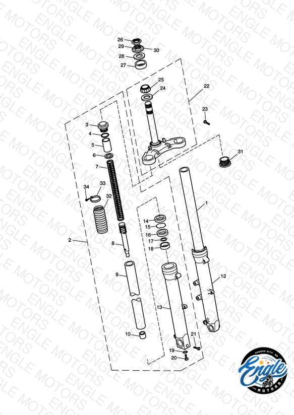 Front Forks & Lower Yoke