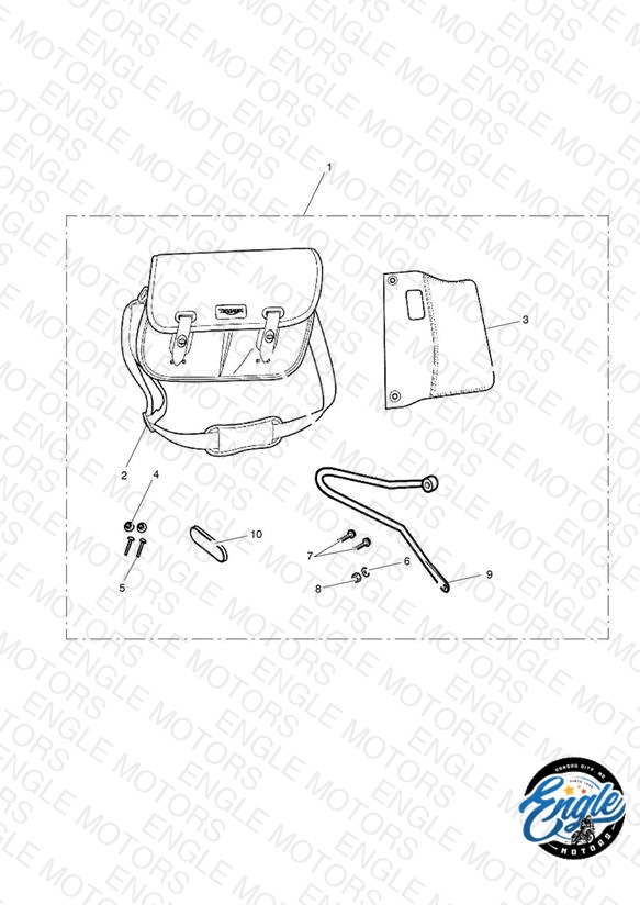 Pannier Kit, LH, Waxed