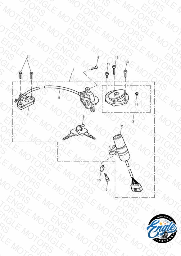 Ignition Switch & Lock Set