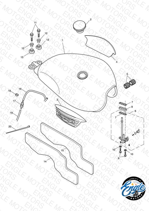 Fuel Tank & Fittings-Bonneville 317247>