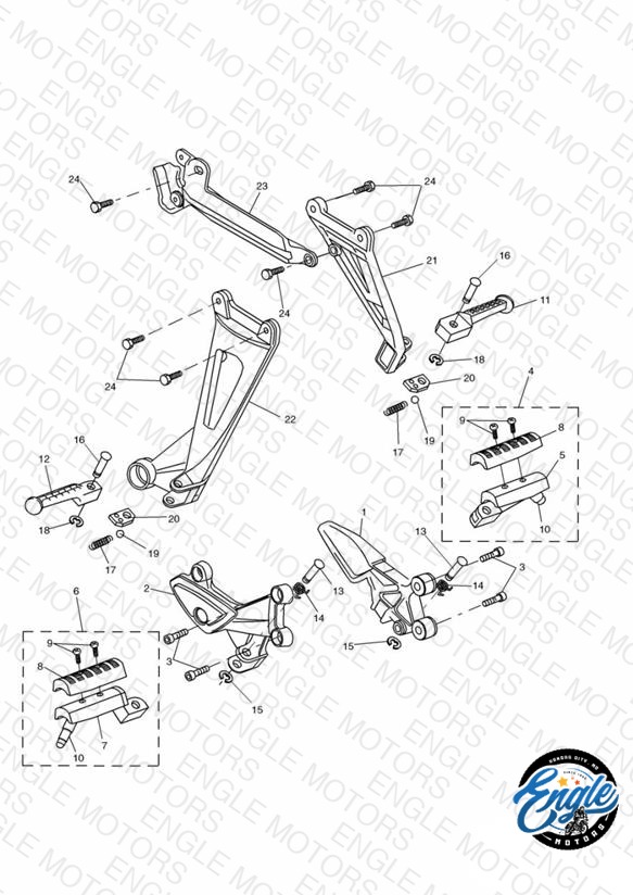 Footrests & Mountings