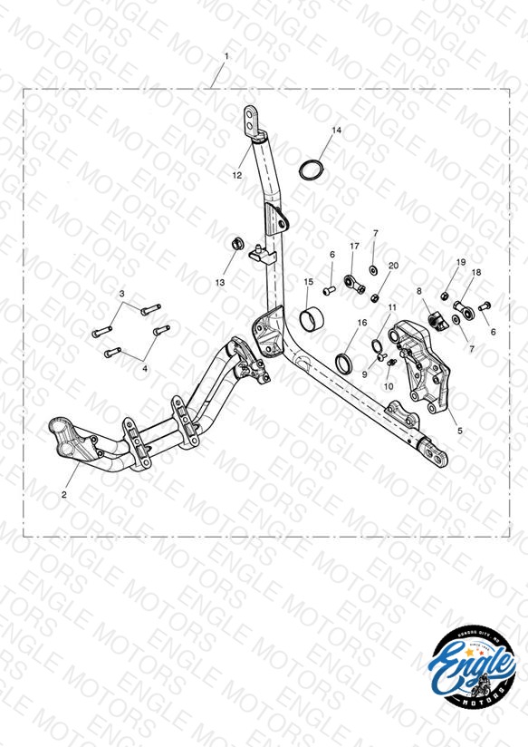 Forward Controls Mount Kit > 854155
