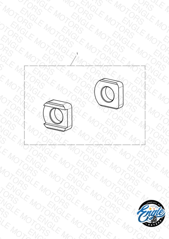 Rear Wheel Adjuster Kit, Grey