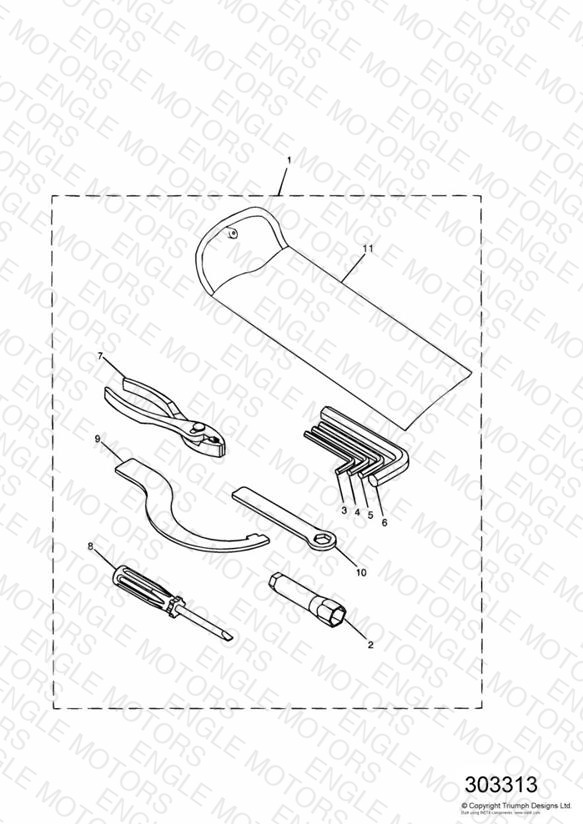 Tool Kit Single sided swingarm 161318 »