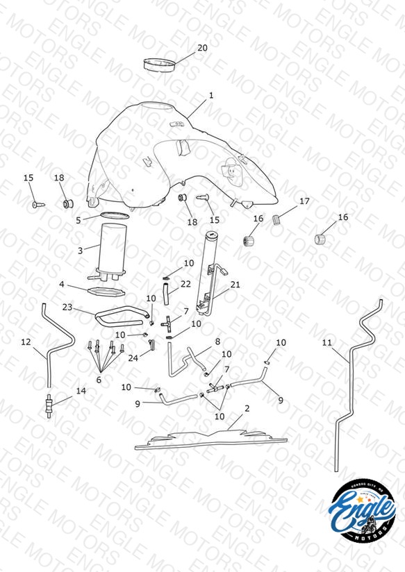 Fuel Tank, Fuel Pump & Fittings