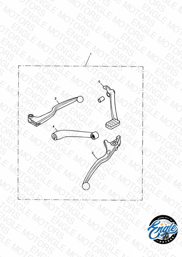 Lever Kit, Chrome