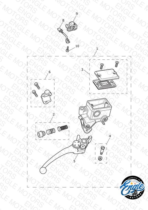 Front Brake Master Cylinder & Hoses