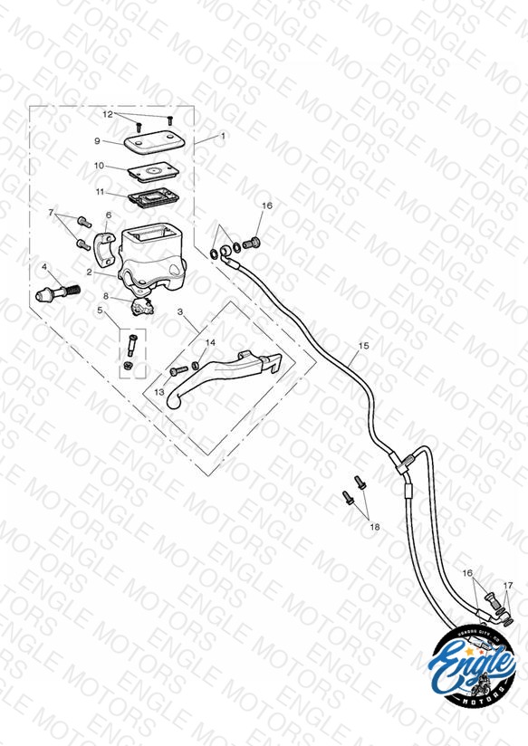 Front Brake Master Cylinder & Hoses