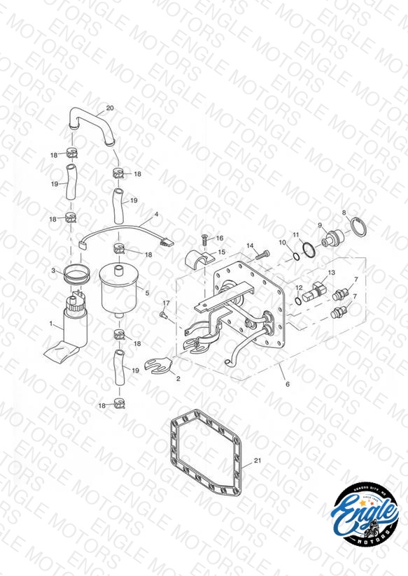 Fuel Pump & Filter > Eng No 207446