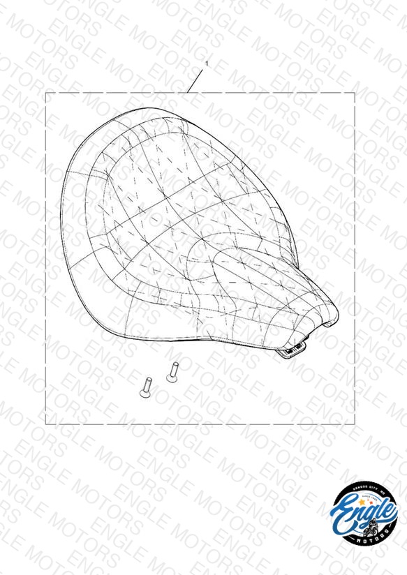Seat, Rider, Quilted, Brown
