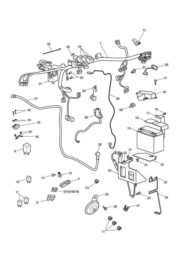 2008 Triumph Speedmaster Relay, Indicator - 2500024-T0301 ...